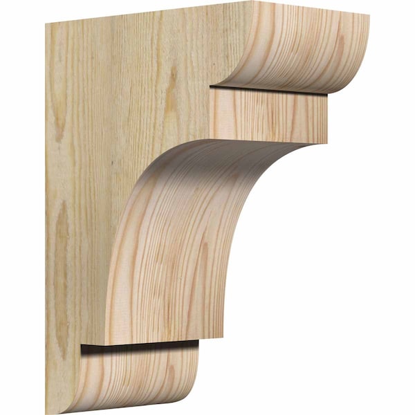Ekena Millwork New Brighton Rough Sawn Corbel, Douglas Fir, 6"W x 10"D x 14"H COR06X10X14NEB00RDF - main